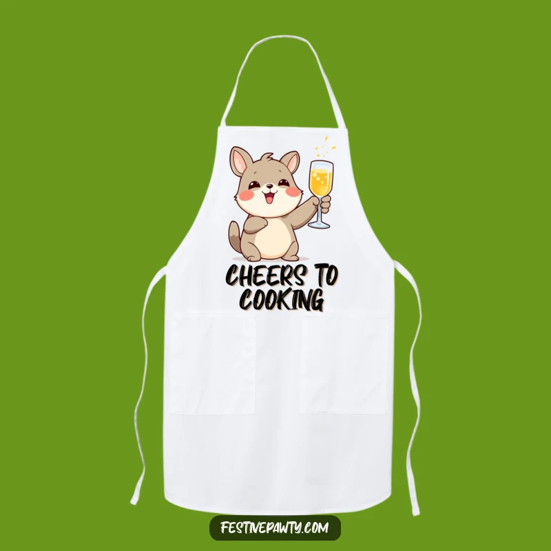 Funny Toasted Animal Fizzy Drink Apron - Party Chef Funny Gift