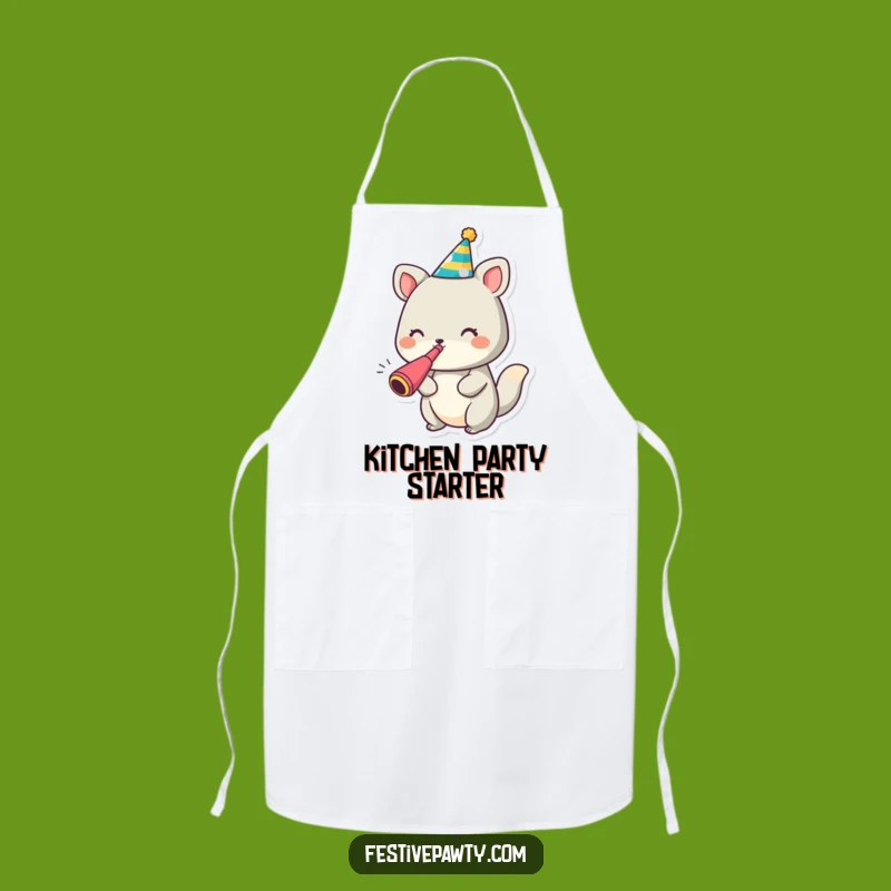 Funny Animal Party Apron: Kitchen Festivities - Fun Funny Gift for Cooks