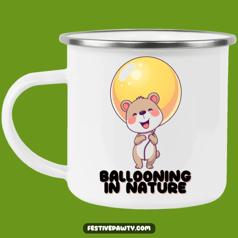 Funny Balloon Animal Camping Mug: Adventure Balloon - Rugged Funny Gift