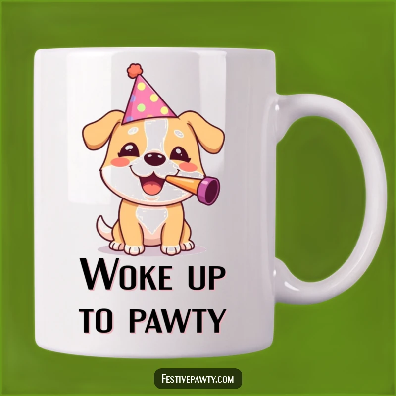Funny Dog Party Mug: Cheerful & Hilarious Surprise Gift for Dog Lovers