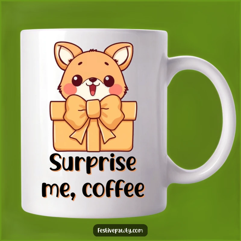 Funny Surprised Animal Gift Mug - Shocked Character Present Lover Funny Gift