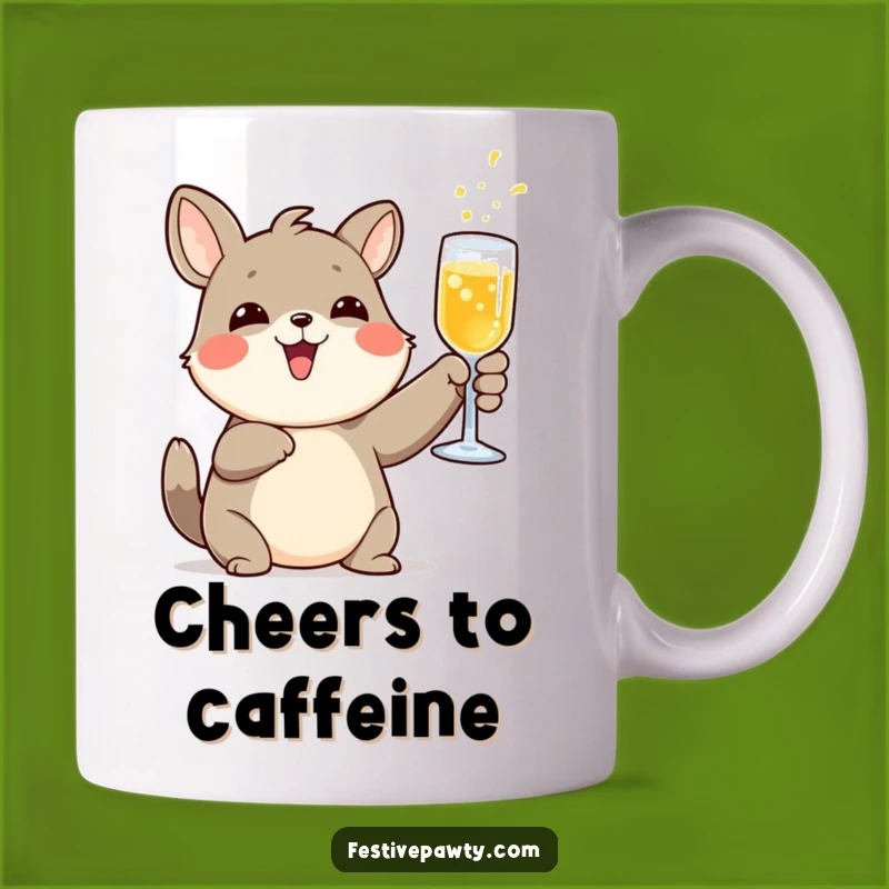 Funny Toasted Animal Fizzy Drink Mug - Happy Character Celebration Funny Gift