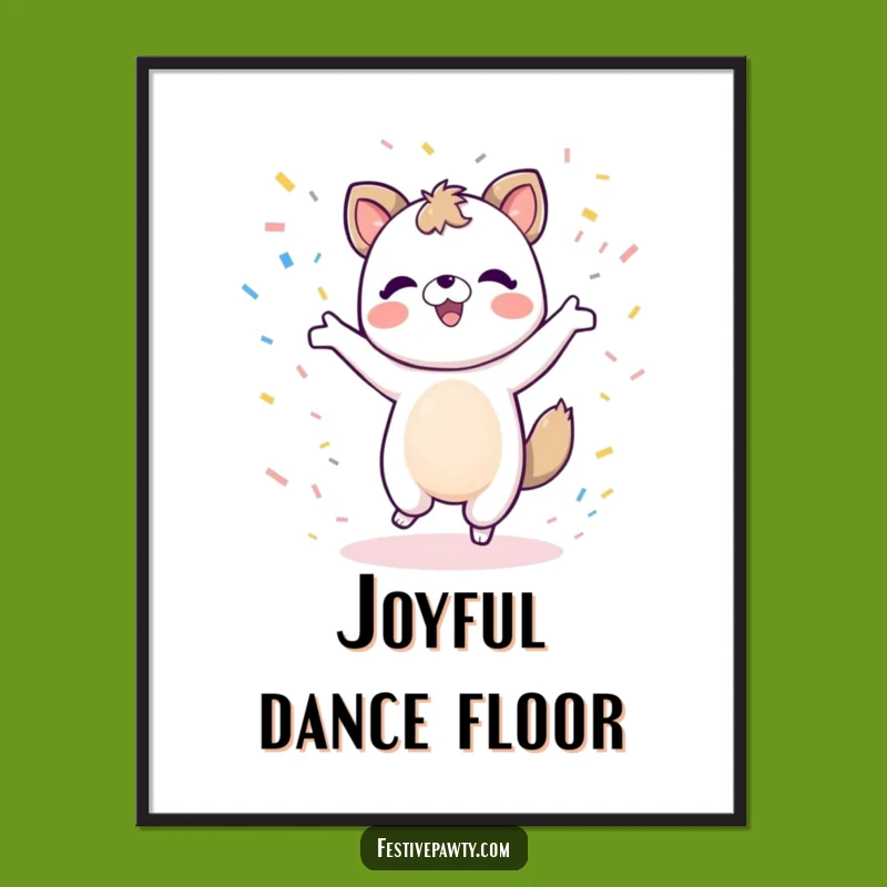Funny Dancing Animal Digital Art: Instant Groove - Quick Funny Gift Download