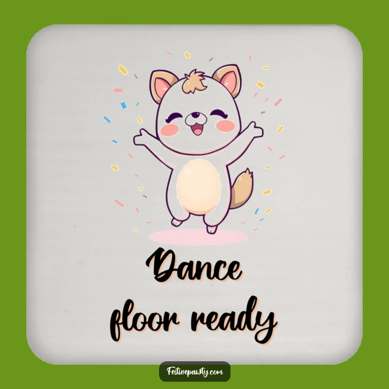 Funny Dancing Animal Coaster: Dance Floor Ready - Cute Funny Gift
