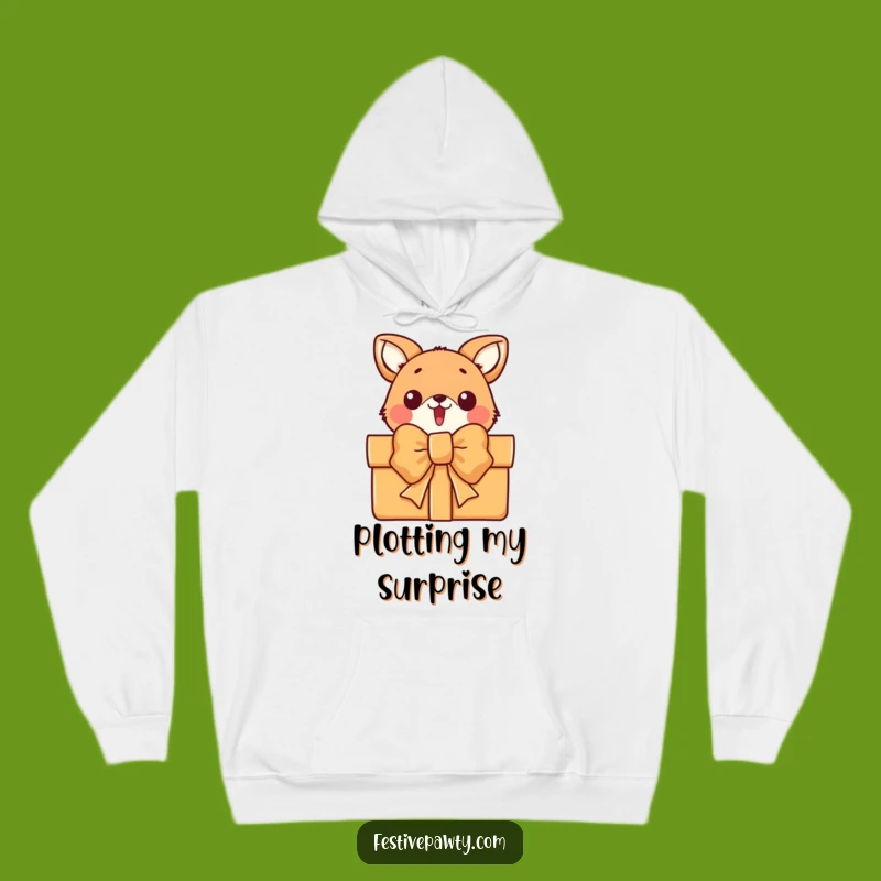 Funny Surprised Animal Gift Hoodie - Cozy Shocked Character Funny Gift