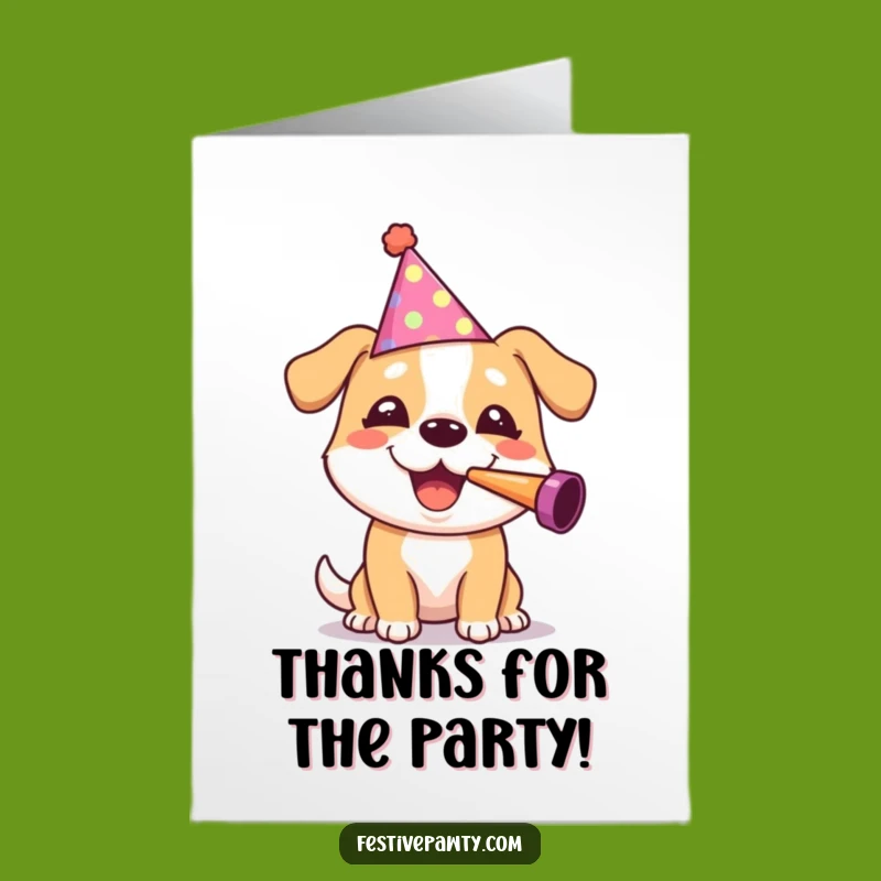 Thank You Dog Card: Free Printable - Barking Thanks - Print at Home