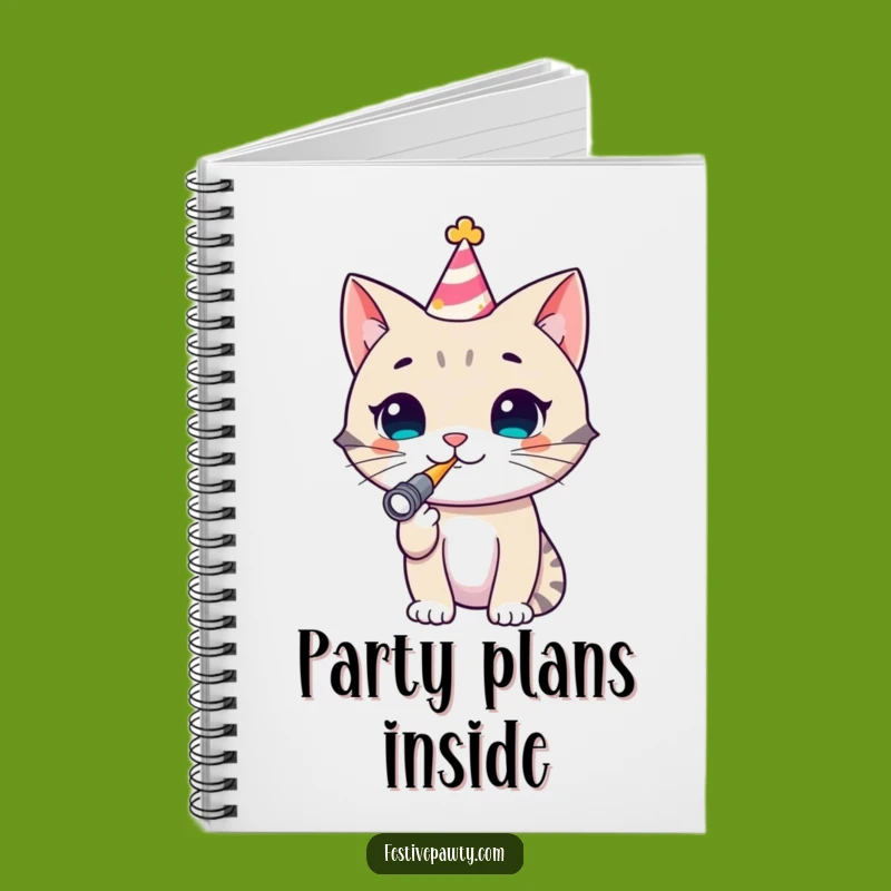 Funny Cat Party Journal: Hilarious & Cheerful Notebook for Party Planners