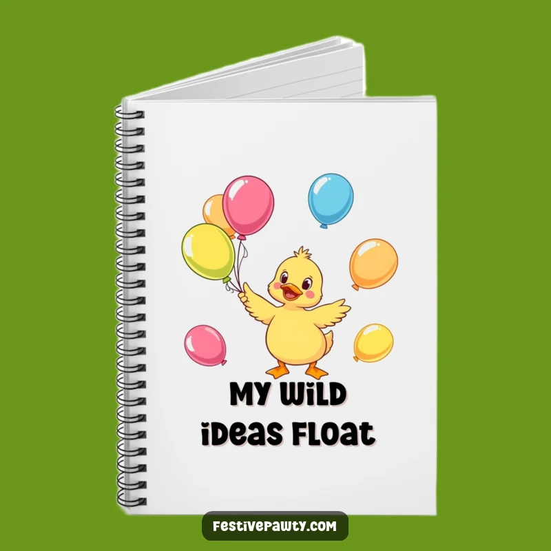 Funny Duck Juggling Notebook - Hilarious Journal for Bright Ideas