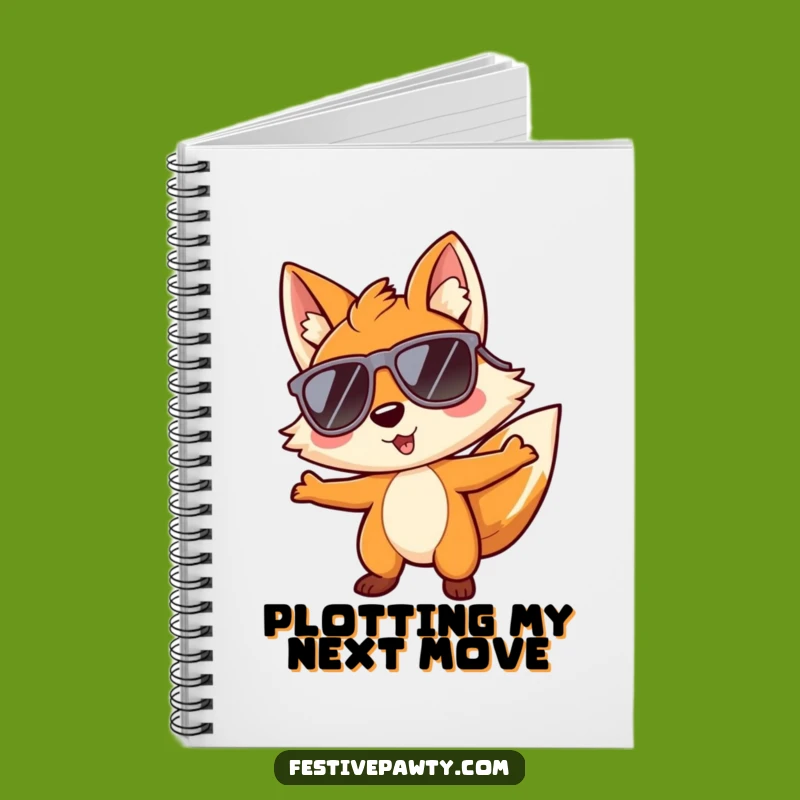 Funny Fox Grooving Notebook: Cool Character Journal for Ideas!