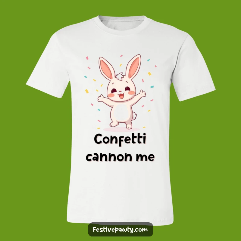 Funny Bunny Dancing T-Shirt: Joyful & Hilarious Outfit for Celebrations