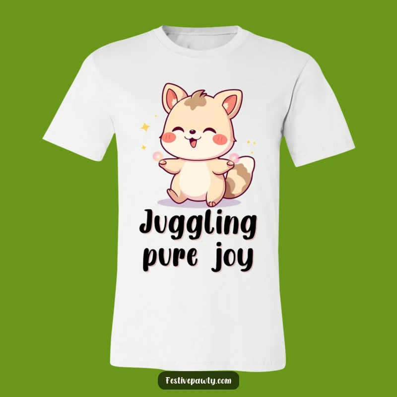 Funny Giggling Animal T-Shirt: Wear Your Joy with This Hilarious Party Tee!