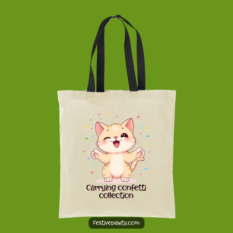 Funny Cat Juggling Tote Bag: Carry Your Fun Hilariously!
