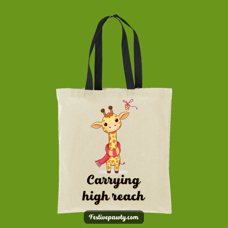 Funny Giraffe Party Tote Bag - Festive Accessory for Celebrations