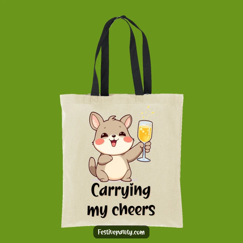 Funny Toasted Animal Fizzy Drink Tote Bag - Carry Your Cheers Funny Gift