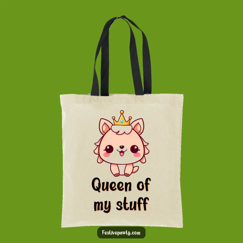 Funny Festive Animal Tote: Sparkly Crown Cheer Bag, Ideal Party Gift